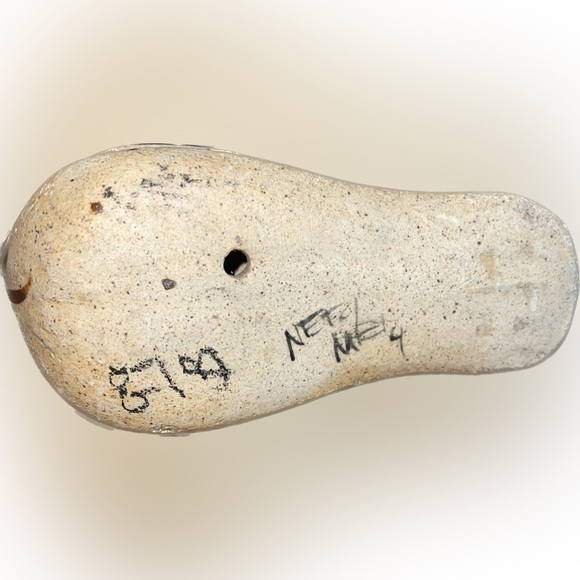 Vintage Signed Netzi Mexico Sandstone Pottery Bird Figurine Acapulco Souvenir - Picture 4 of 9